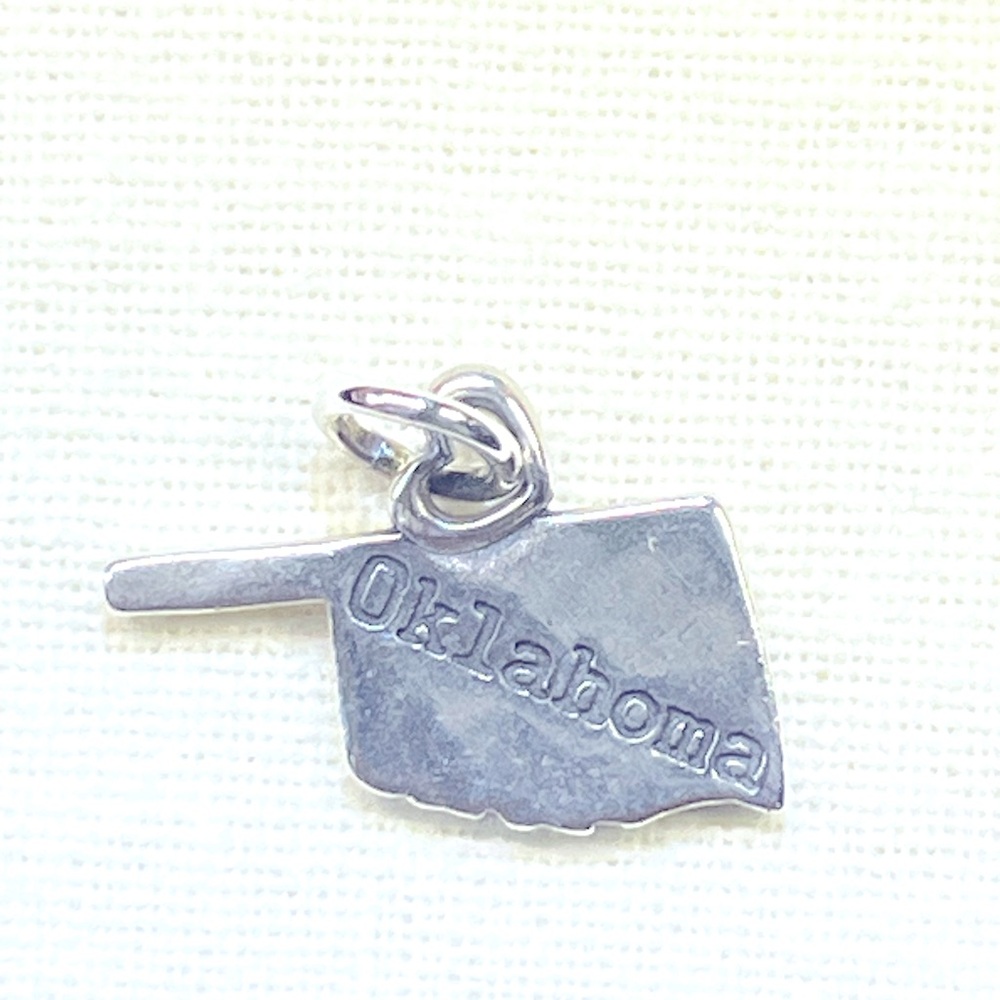 James Avery Sterling Silver Oklahoma State Charm Pendant